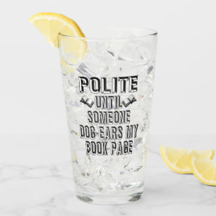 Dog Ear Books Humour Glass