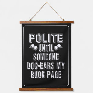 Dog Ear Books Humour Hanging Tapestry