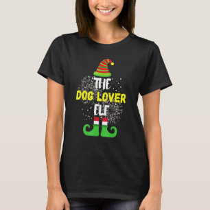 Dog  Elf Family Matching Group Christmas Costume T-Shirt