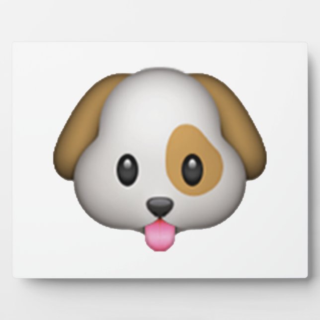 Dog - Emoji Plaque (Front)