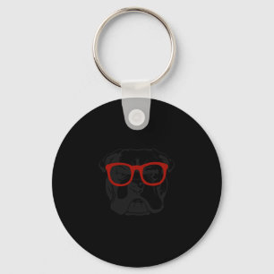 Dog English Bulldog Keychain