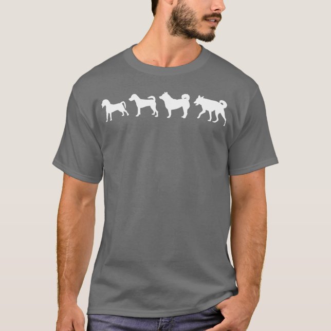 Dog Evolution gift family T-Shirt (Front)