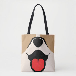 Dog Face Tote Bag