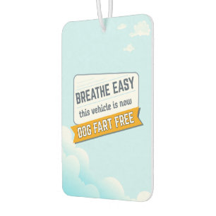 Dog Fart Free Funny Double Sided Dog Parent Gift Air Freshener