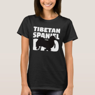 Dog Father Tibetan Spaniel Dad Tibetan Spaniel T-Shirt