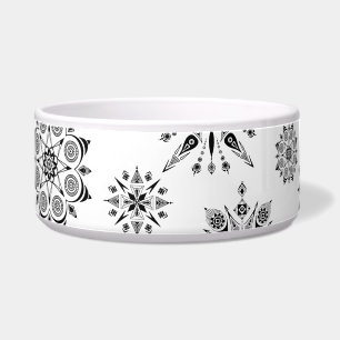 dog feed with mandalas
