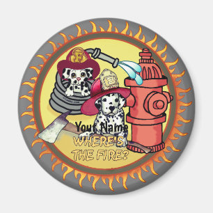 Dog Firefighters magnet