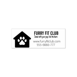 Dog Fitness & Exercise Business Self-inking Stamp