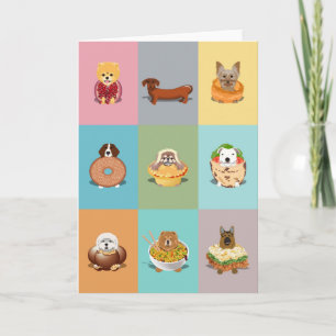 Dog Food Birthday Card