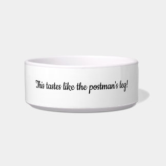 Dog food bowl