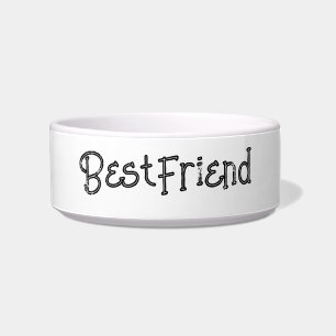 DOG FOOD BOWL CERAMIC STYLE DESIGN