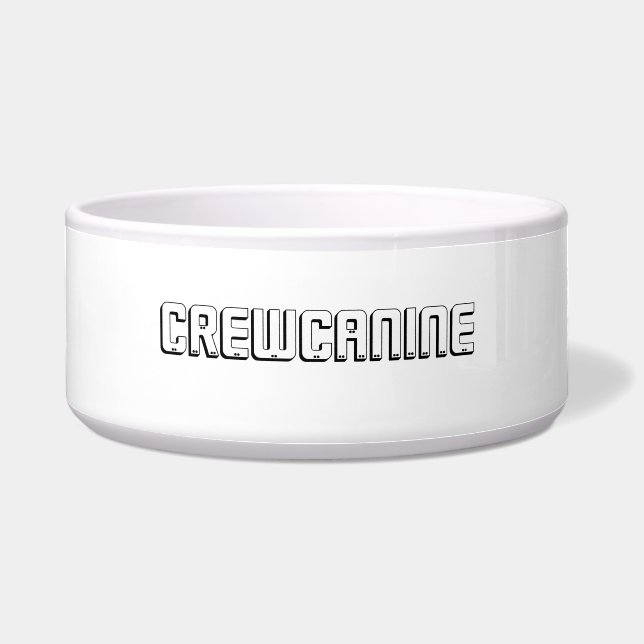DOG FOOD BOWL CERAMIC STYLE DESIGN (Front)