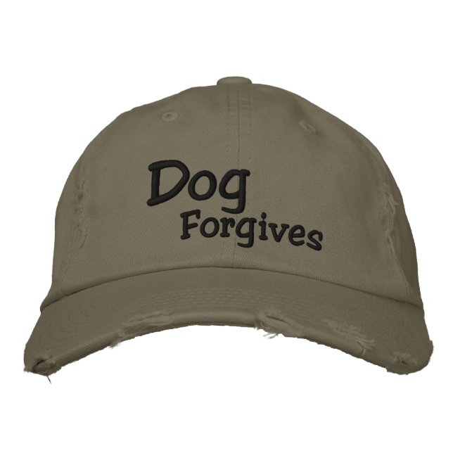 Dog Forgives Baseball Hat (Front)