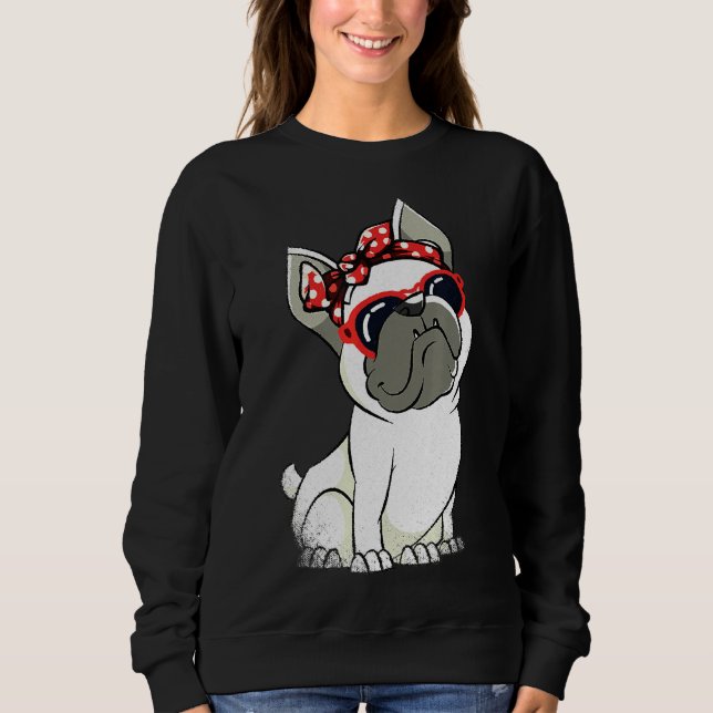 Dog French Bulldog 60 Sweatshirt (Front)