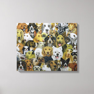 Dog Friends Canvas Print