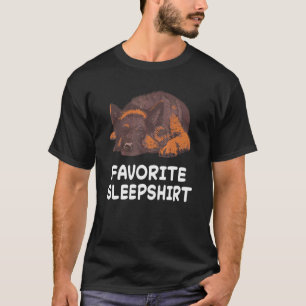 Dog German Shepherd Dogs Nap Sleeping Sleep Pajama T-Shirt