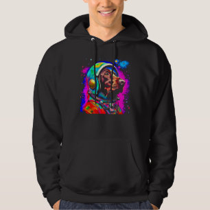 Dog German Shorthaired Pointer Astronaut Space Des Hoodie