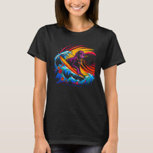 Dog German Shorthaired Pointer Surf T-Shirt