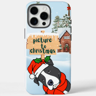 dog get picture to christmas iPhone 16 pro max case