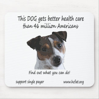 Dog gets better health care mouse pad