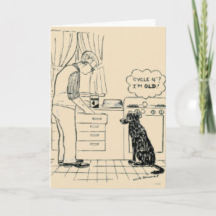 Dog Getting Older Card