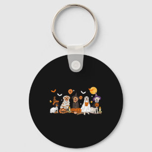 Dog Ghost Witch Mummy Halloween Costume Men Women Keychain