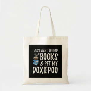 Dog Gift   Book & Pet My Doxiepoo Tote Bag