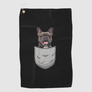 Dog Gift Cute French Bulldog Dog Lovers Golf Towel
