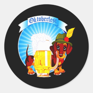 Dog Gift   Dachshund Cool Classic Round Sticker