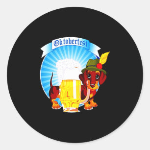 Dog Gift   Dachshund Cool Classic Round Sticker