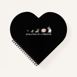 Dog Gift   Evolution Of A Frenchie Notebook