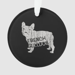 Dog Gift    Fierce French Bulldog Ornament