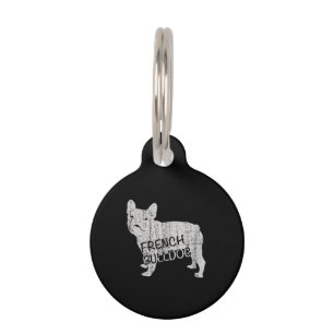 Dog Gift Fierce French Bulldog Pet Tag