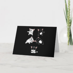 Dog Gift French Bulldog Black And White Lovely Card