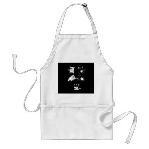 Dog Gift   French Bulldog Black And White Lovely Standard Apron