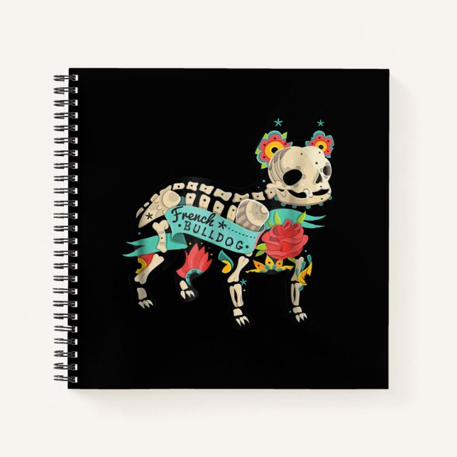 Dog Gift | French Bulldog Cool Notebook (Front)