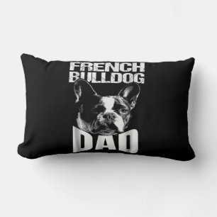 Dog Gift French Bulldog Dad Lumbar Pillow