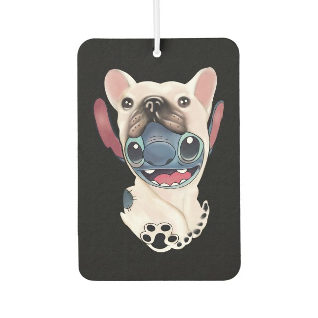 Dog Gift | French Bulldog Funny Air Freshener (Front)
