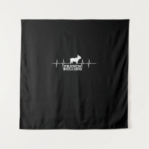 Dog Gift   French Bulldog Heart Tapestry
