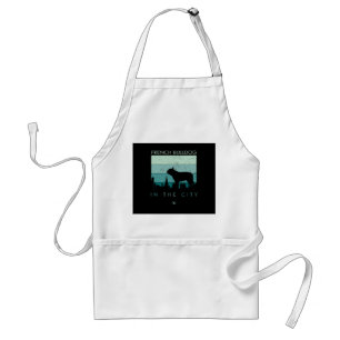 Dog Gift French Bulldog In The City Standard Apron