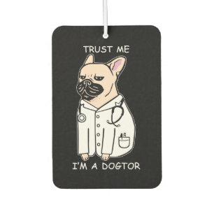 Dog Gift   French Bulldog Wear Lovely  Costume Air Freshener