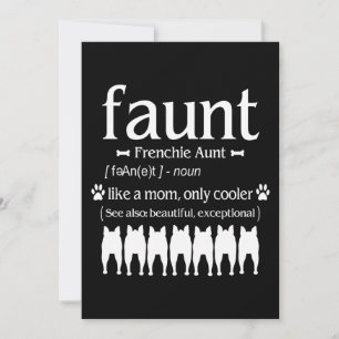 Dog Gift Frenchie Aunt - Like Mom Only Cooler