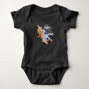 Dog Gift   I Didn't Fart My Butt Blew You A Kiss Baby Bodysuit