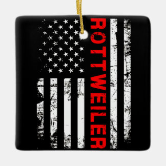 Dog Gift | I love my rottweiler Ceramic Ornament