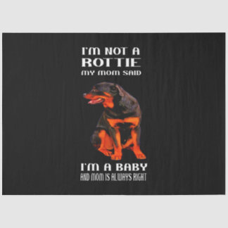 Dog Gift | I love my rottweiler Tissue Paper
