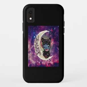 Dog Gift I Love You To The Moon And Back iPhone XR Case