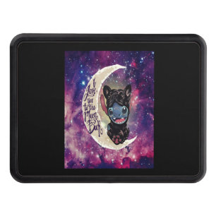 Dog Gift   I Love You To The Moon And Back Trailer Hitch Cover
