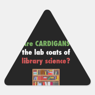 Dog Gift | Library science Triangle Sticker