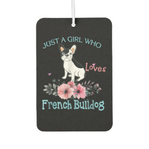 Dog Gift   Loves French Bulldog Air Freshener