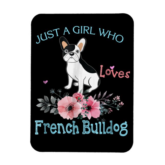 Dog Gift | Loves French Bulldog Magnet (Vertical)